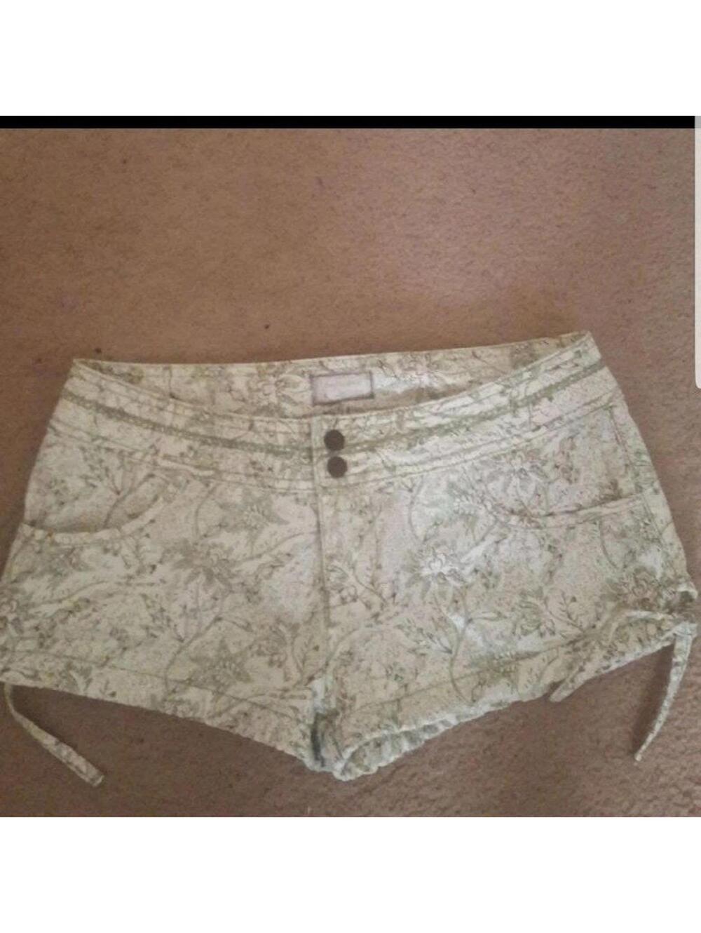 Sz 4 Free people botanical tieup shorts